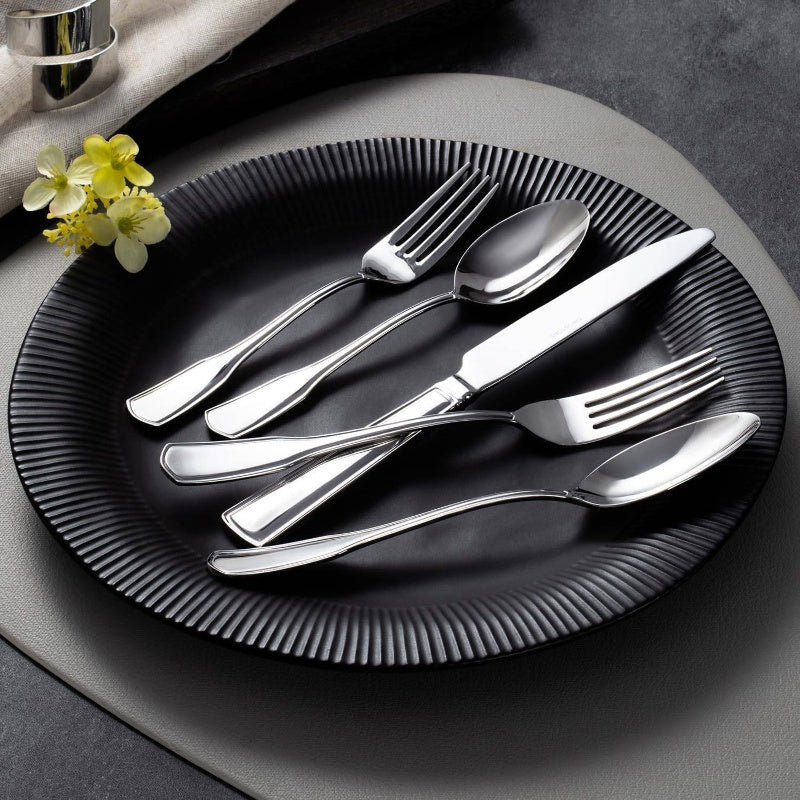 20pcs Stainless Steel Silverware Set, 1810 Mirror Finish Flatware Cutlery, Dishwasher Safe, Varnished Tableware for Home & Restaurant Use, Includes Forks, Knives, Spoons, and Chopsticks, Restaurant Tableware | Elegant Tableware | Durable Cutlery