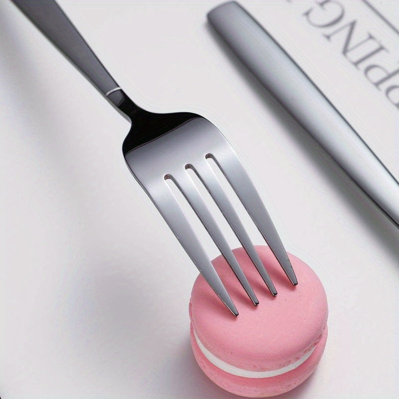 Dinner Forks of 12 Stainless Steel Modern Fork Set Forks And Spoons Silverware Spoons And Forks Set