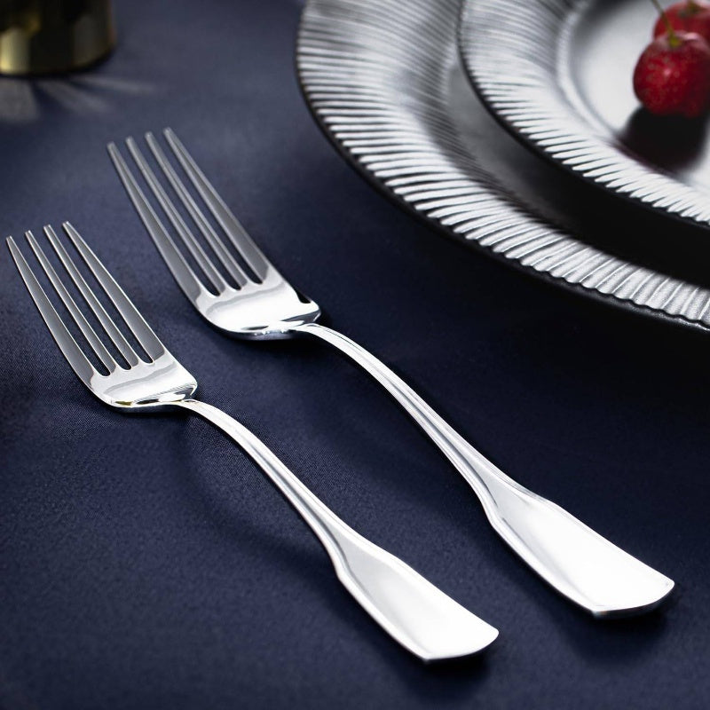 20pcs Stainless Steel Silverware Set, 1810 Mirror Finish Flatware Cutlery, Dishwasher Safe, Varnished Tableware for Home & Restaurant Use, Includes Forks, Knives, Spoons, and Chopsticks, Restaurant Tableware | Elegant Tableware | Durable Cutlery