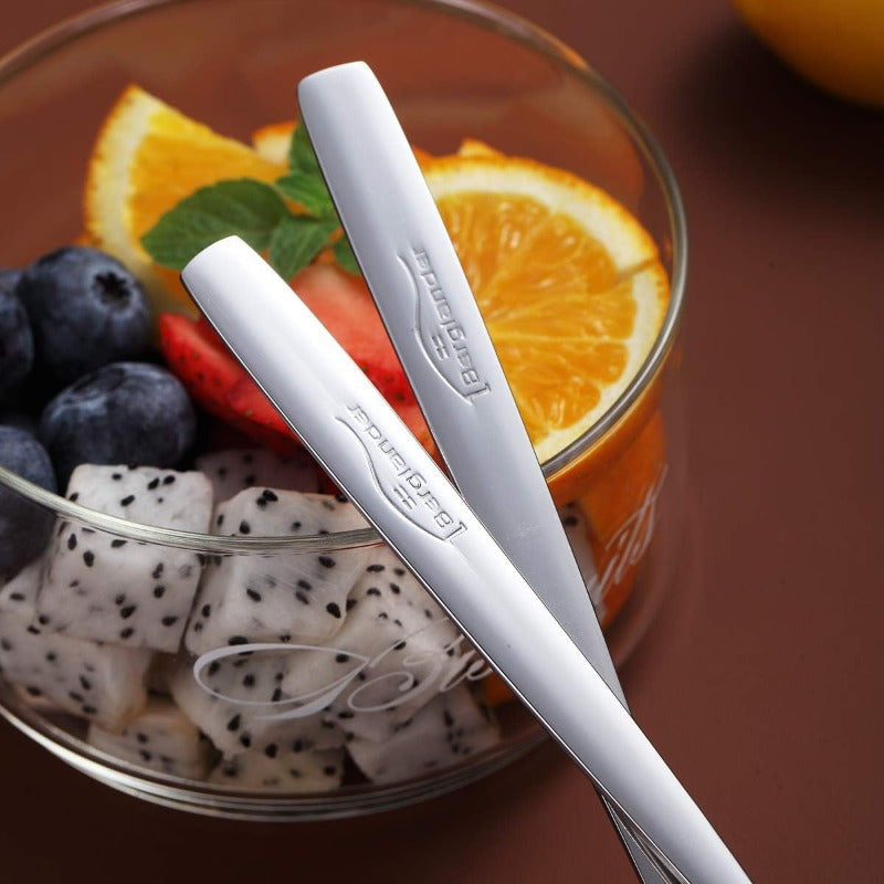 Dinner Forks of 12 Stainless Steel Modern Fork Set Forks And Spoons Silverware Spoons And Forks Set